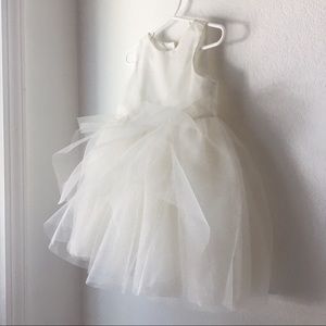 Janie & Jack Toddler white tulle party dress